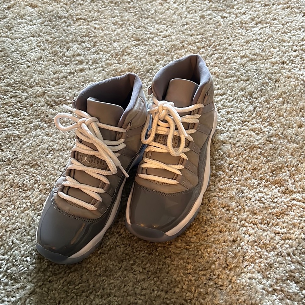 Jordan cool grey GRADE SCHOOL size 5.5Y NO OG BOX- but can put shoes in box